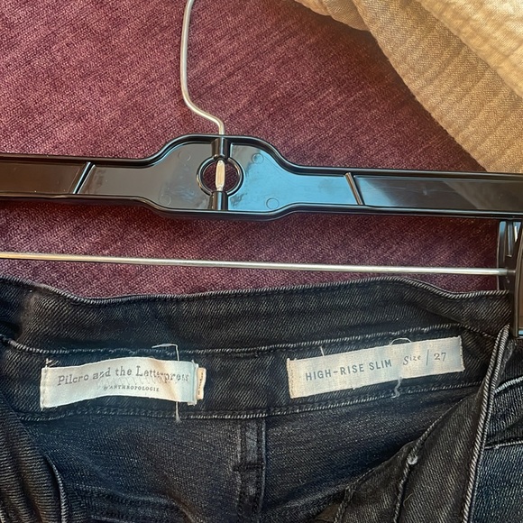 Pilcro high-rise slim black jeans - Picture 5 of 5